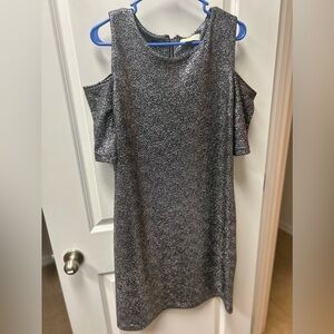 Michael Kors Silver Sparkly Dress